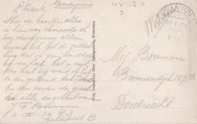 Veldpostkaart - Rotterdam Maasgezicht - 30 januari 1940