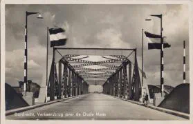Veldpostkaart - Dordrecht Verkeersbrug over de Oude Maas - 8 juni 1939