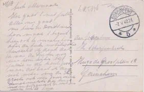 Veldpostkaart – Dordrecht, Vischbrug - 07 mei 1940