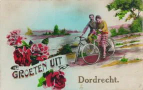 Veldpostkaart Groeten uit Dordrecht - 22 september 1937