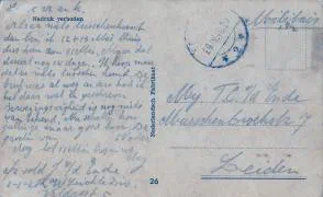 Veldpostkaart - een mobilisatiepandoertje -1-1-2 R.W. - 28 april 1940