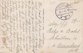 Veldpost Militair Tehuis Benvenuta 30 april 1940