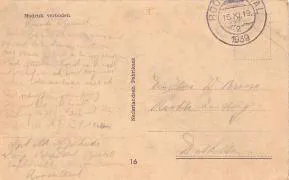Veldpostkaart naar Dubbeldam - 16 juni 1939