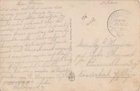 Veldpost Moerdijk Griftweg 25 april 1940