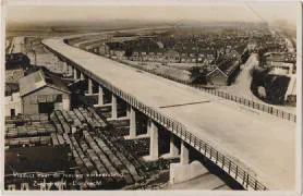 Veldpostkaart - Viaduct nieuwe verkeersbrug - 23 mei 1939