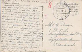 Veldpostkaart - Viaduct nieuwe verkeersbrug - 23 mei 1939