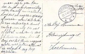 Veldpost park Merwestein 3-II-28 R.I. - 22 mei 1940