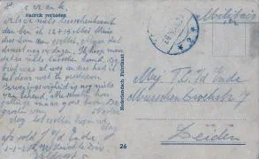 Veldpostkaart Wielrijder - 28 april 1940