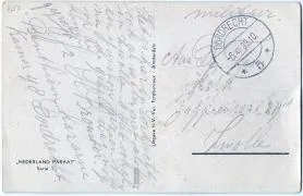 Veldpostkaart Dordrecht - winter 1939