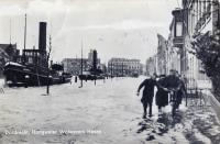 Dordrecht, Hoogwater Wolwevershaven - 12 februari 1940 thumbnail