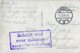 Dordrecht, Hoogwater Wolwevershaven - 12 februari 1940