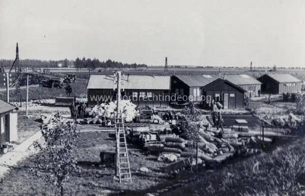 6. Het barakkenkamp bij de Tweede Tol in Dordrecht tijdens de tweede wereldoorlog. image