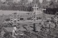 Duitse oorlogsgraven kort na de aanleg ervan thumbnail