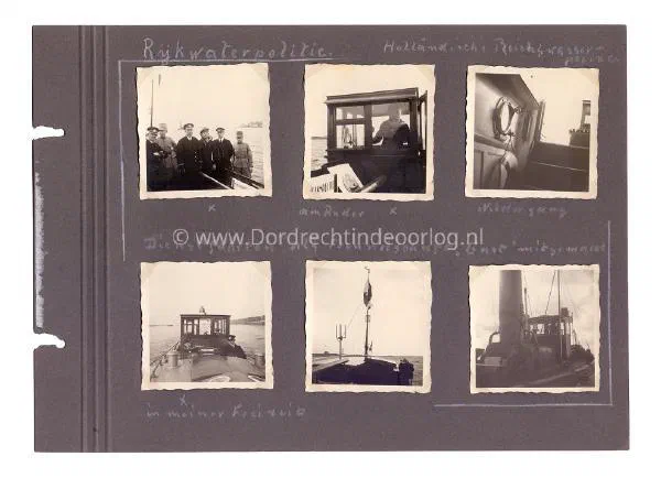 9 Kriegsmarine fotoalbum Dordrecht. image