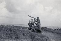 7. Duitse soldaten bij het veer van Willemsdorp tijdens de tweede wereldoorlog. thumbnail